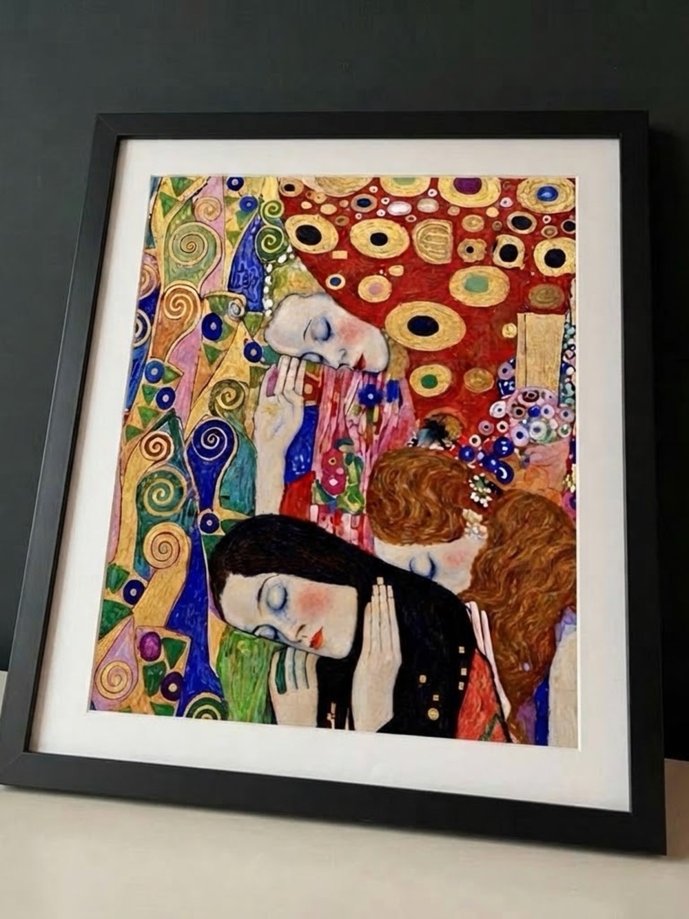 Framed Gustav Klimt “The Virgin” (Die Jungfrau) Print – Ready to Hang or Display